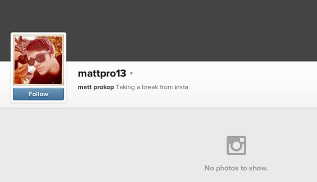 modern family, matt prokop instagram