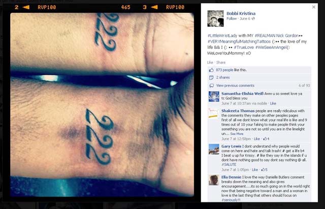 Bobbi Kris, Bobbi Kristina Brown, Bobbi Kristina, Whitney Houston, Daughter, Nick Gordon, Brother, Engaged, Marry, Boyfriend, Tattoo, Matching