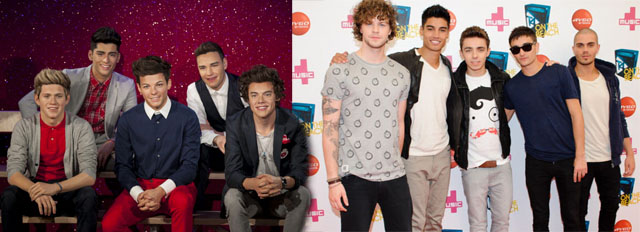 One Direction, The Wanted