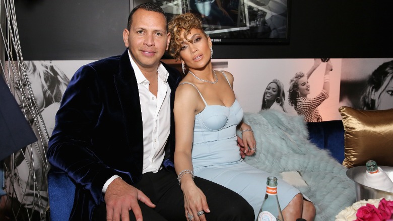 Alex Rodriguez and Jennifer Lopez.