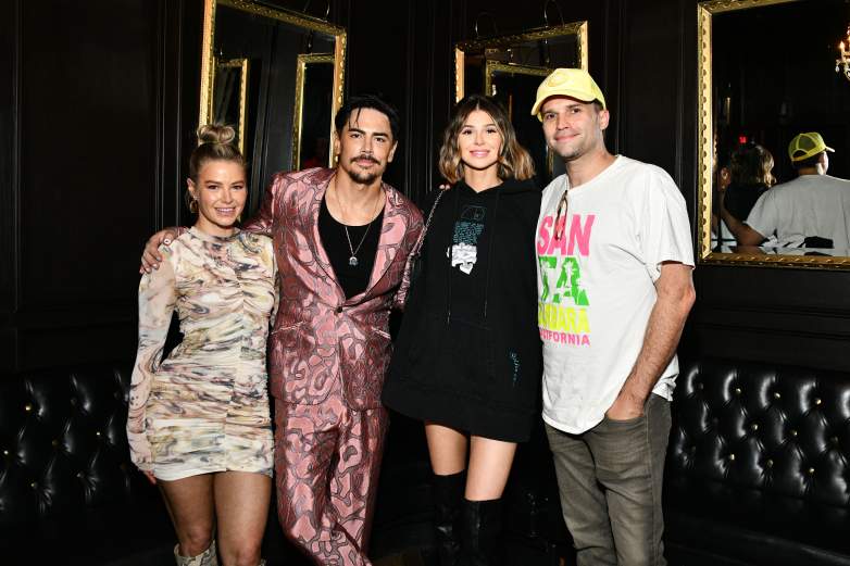 Ariana Madix, Tom Sandoval, Tom Schwartz, and Raquel Leviss pose in 2021.