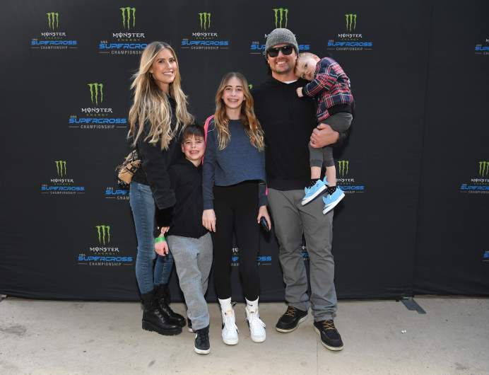 Christina and Josh Hall with kids