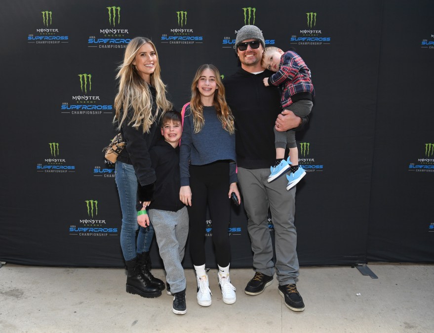 Christina and Josh Hall with kids