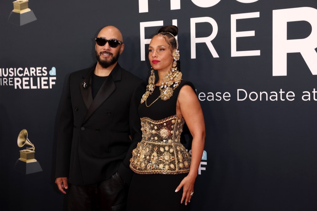 Swizz Beatz and Alicia Keys 