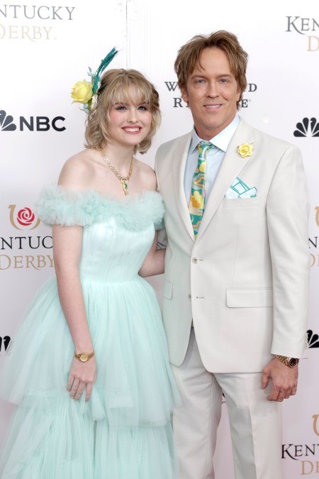 Dannielynn Birkhead and Larry Birkhead attend Kentucky Derby 2025