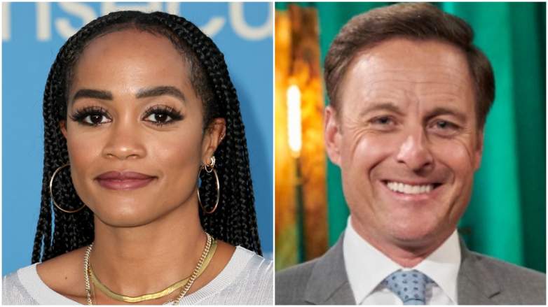 Rachel Lindsay and Chris Harrison
