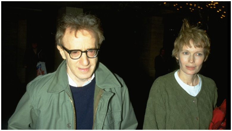 Woody Allen and Mia Farrow.
