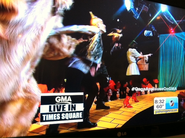 Lady Gaga Applause Good Morning America, Lady Gaga Good Morning America Live Performance, Lady Gaga Performance Good Morning America, Lady Gaga Good Morning America Times Square, Lady Gaga Times Square