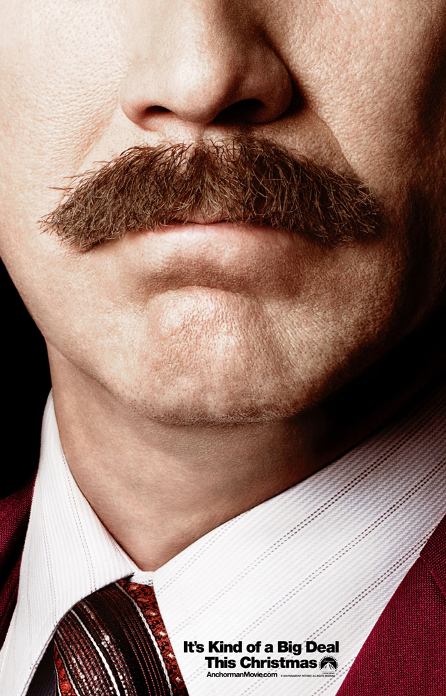 ron burgundy ron burgundy , anchorman 2 poster
