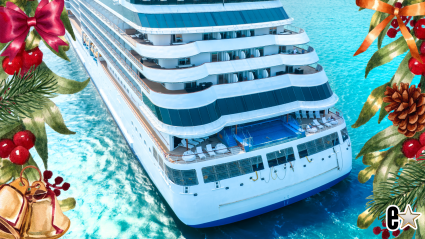 Una estrella de Hallmark publica una divertidísima foto temática del crucero navideño de 2025.