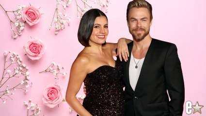 El bebé Hough pronto estará en camino mientras Derek Hough bromea sobre 'inducir el parto'