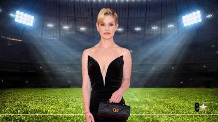 Kelly Osbourne anima junto a su hermano Louis y su hijo Sidney al equipo de fútbol favorito de su difunto padre, Ozzy.