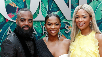 Todd Tucker y Kandi Burruss posan para una dulce foto familiar navideña en medio de su divorcio [FOTO]