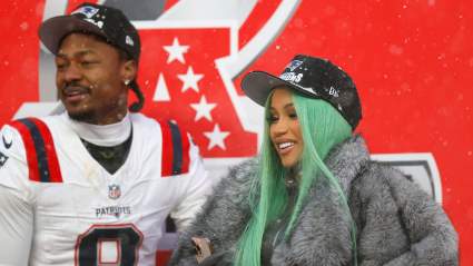 Mira el emotivo momento de Cardi B con Stefon Diggs tras la victoria de los Patriots [VIDEO]
