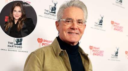 Kyle MacLachlan se emociona al compartir consejos de crianza con Drew Barrymore