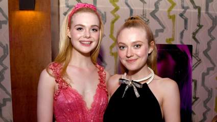 Elle Fanning habla maravillas de trabajar con la hermana Dakota por primera vez