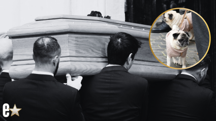 Una despedida leal: los queridos pugs de Valentino lo apoyan mientras Roma honra el último adiós del ícono de la moda