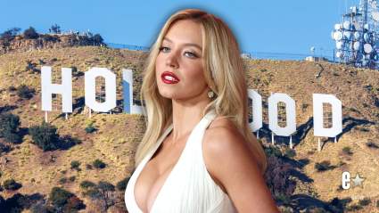Sydney Sweeney trepa el letrero de Hollywood para una acrobacia atrevida