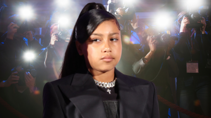 North West le hace una divertida curva a un buscador de fotografías en Universal, y sus fans la apoyan [VIDEO]