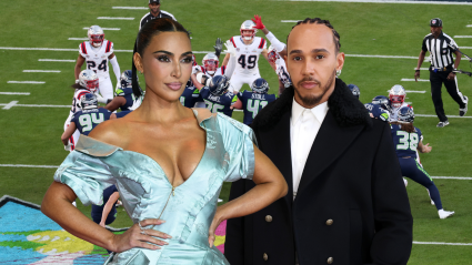 Kim Kardashian y Lewis Hamilton podrían haber 'confirmado su relación' en el Super Bowl: FOTO Y VIDEO