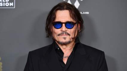 Johnny Depp luce irreconocible mientras filma 'Ebenezer: Un cuento de Navidad'
