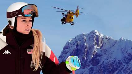 Juegos Olímpicos de 2026: Lindsey Vonn fue trasladada en helicóptero tras estrellarse a los 13 segundos de iniciar su descenso.