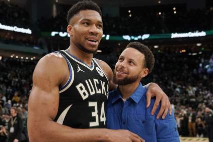 Los Warriors reciben una importante actualización sobre la dupla ideal formada por Giannis Antetokounmpo y Steph Curry.