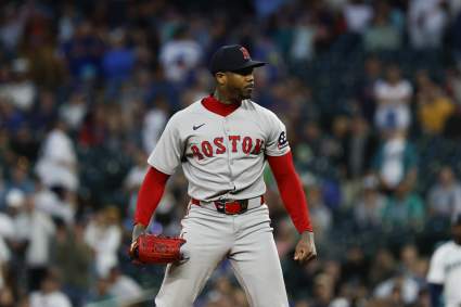 Aroldis Chapman, de los Red Sox, figura como posible destino para un inesperado equipo de la División Oeste de la Liga Americana.