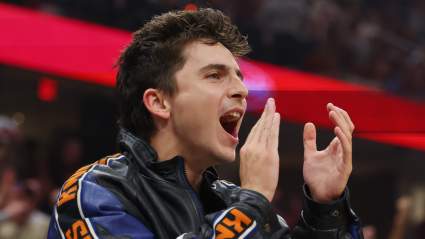 Kylie Jenner acapara todas las miradas mientras Timothée Chalamet celebra la victoria de los Knicks en las finales.