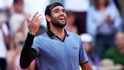 Matteo Berrettini y su novia celebran un hito antes del Abierto de Francia.