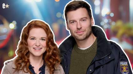 Sarah Drew y Peter Mooney lucen increíbles caminando juntos por la alfombra roja.